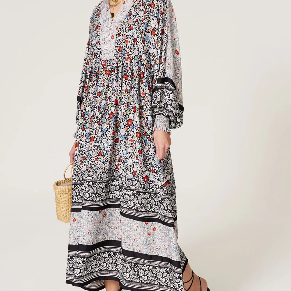 See By Chloe Janis Floral Long Sleeve Dress